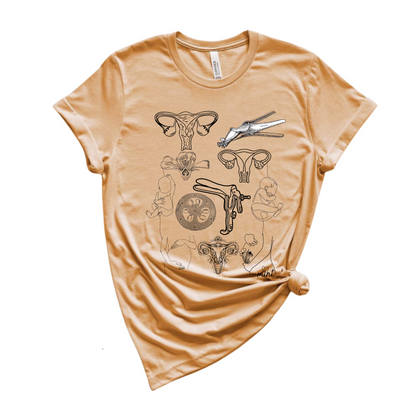 Women's Health Medical Doodles T-shirt