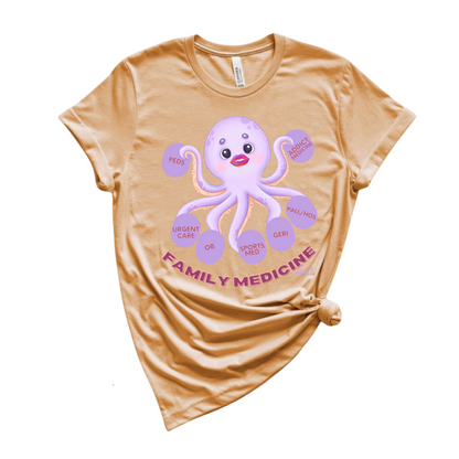 Family Medicine Octopus T-shirt-1