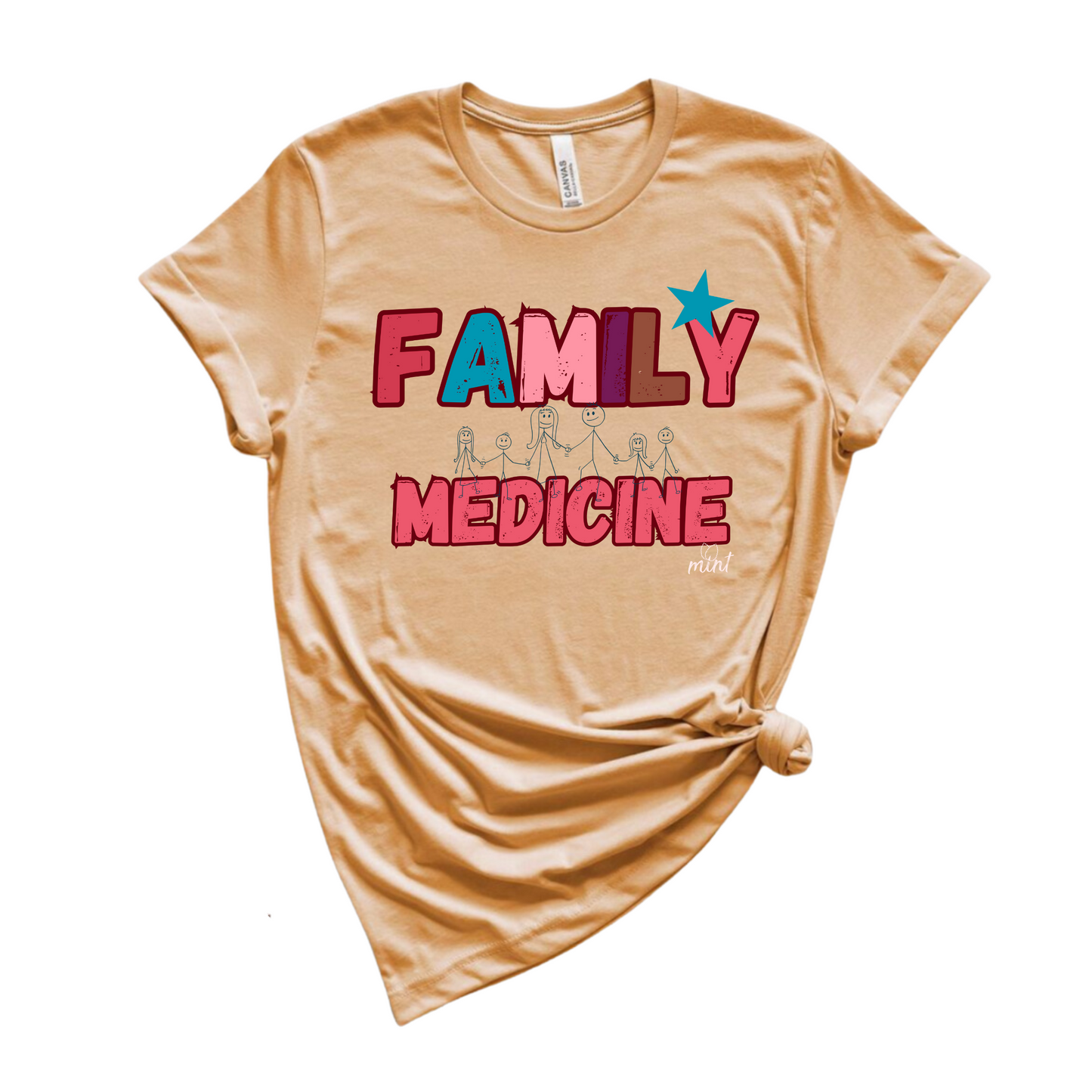 FAMILY MEDICINE RETRO T-SHIRT