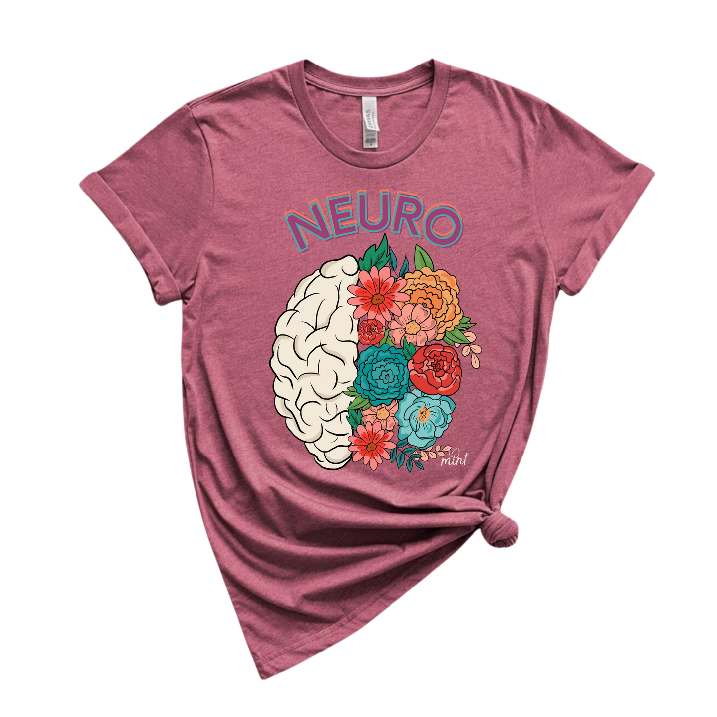 Floral Brain NEURO T-shirt