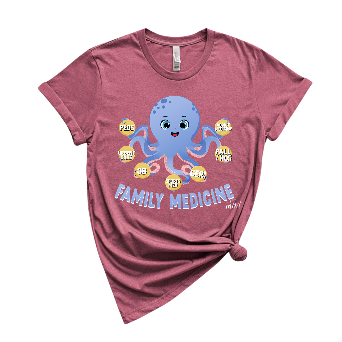 Family Medicine Octopus T-shirt-2