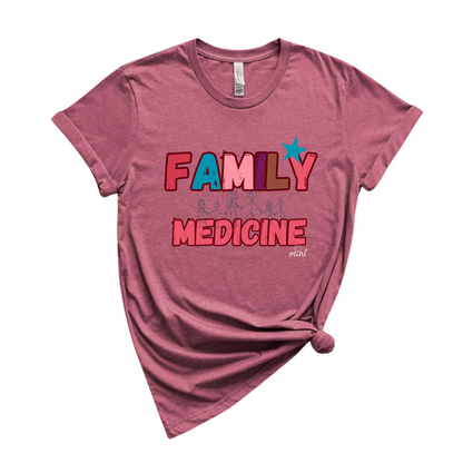 FAMILY MEDICINE RETRO T-SHIRT