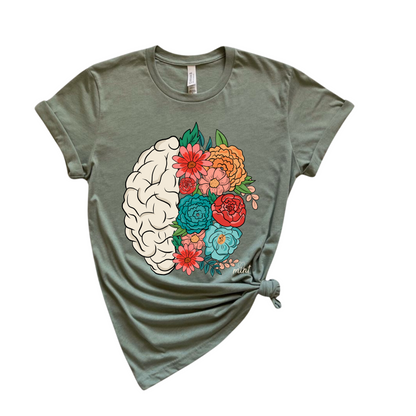 Floral Brain T-shirt