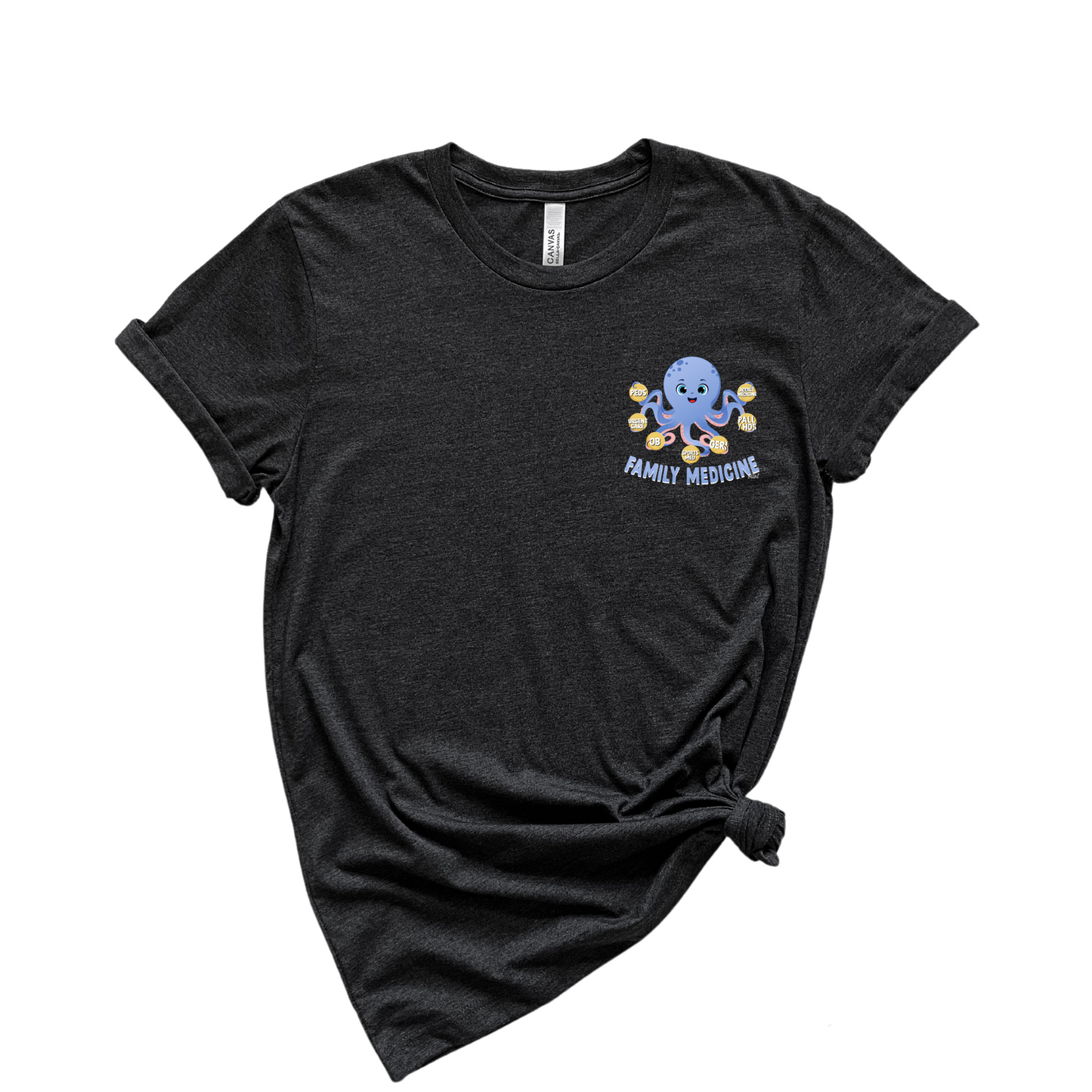 Family Medicine Octopus T-shirt-2 Pocket