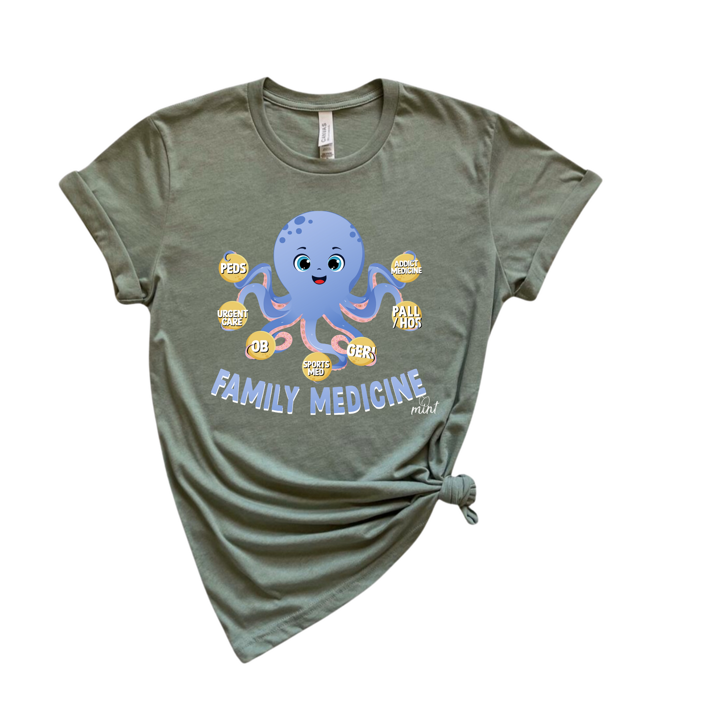 Family Medicine Octopus T-shirt-2