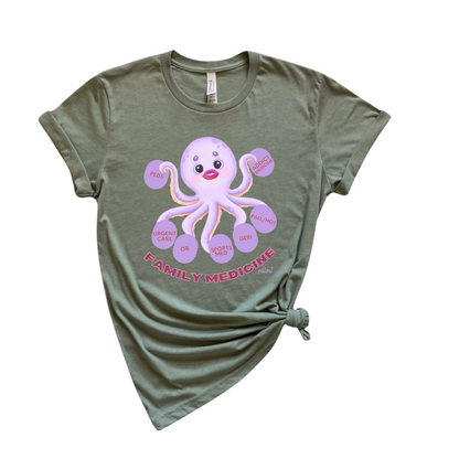 Family Medicine Octopus T-shirt-1