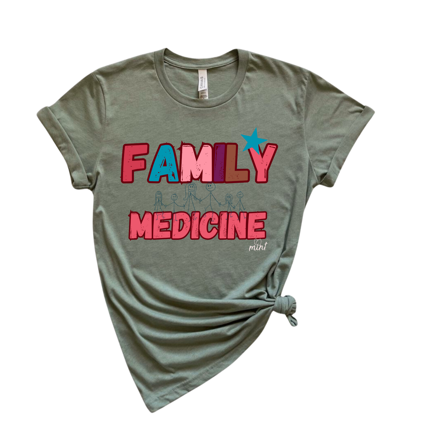 FAMILY MEDICINE RETRO T-SHIRT