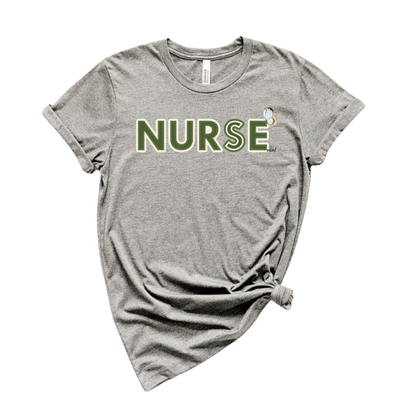 NURSE MID-CHEST SHORT SLEEVE SHIRT