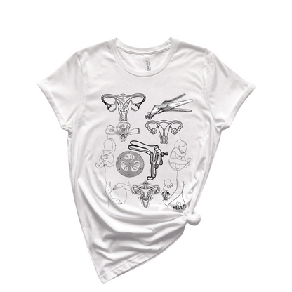 Women's Health Medical Doodles T-shirt