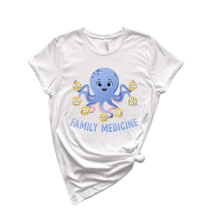 Family Medicine Octopus T-shirt-2