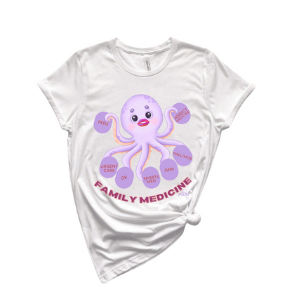 Family Medicine Octopus T-shirt-1