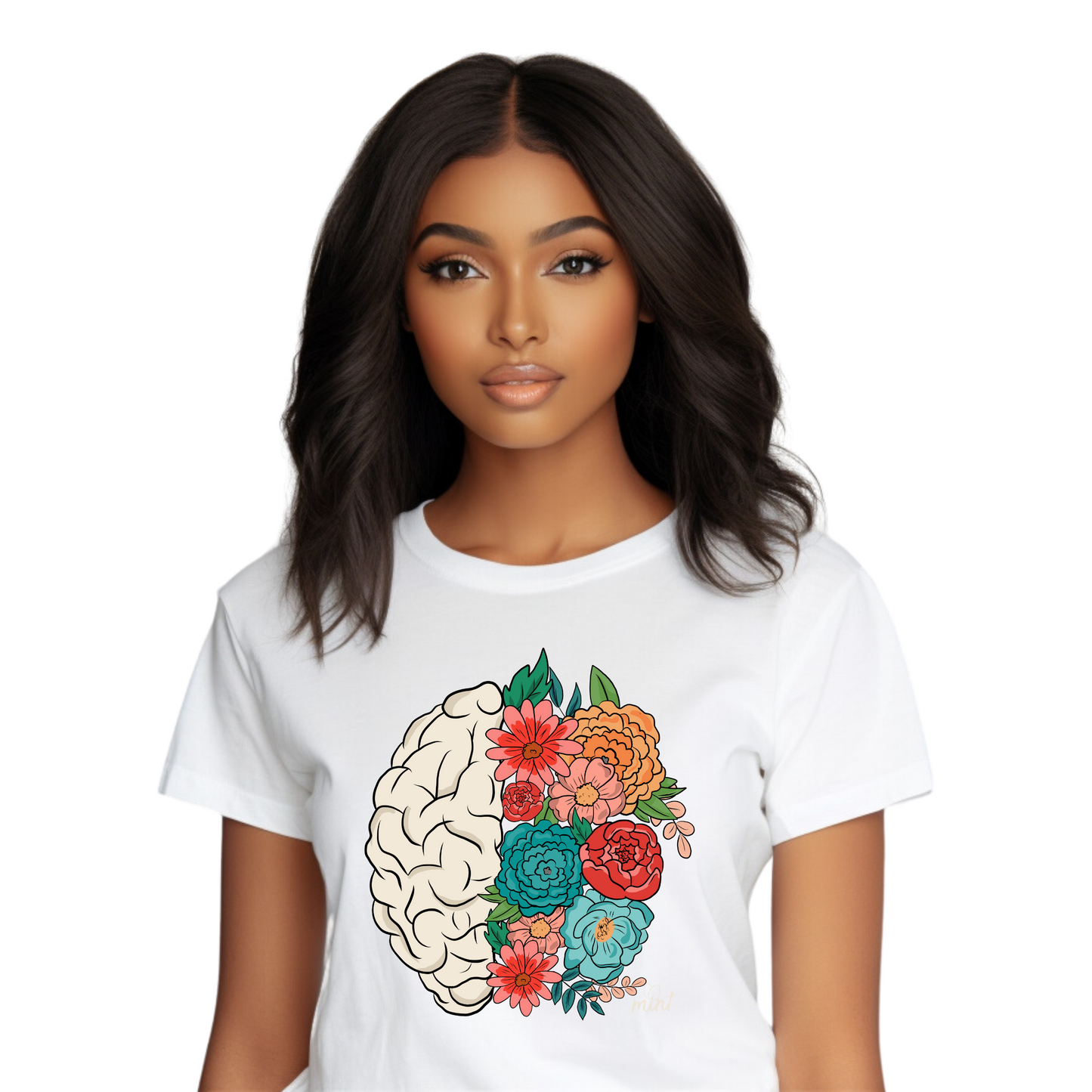 Floral Brain T-shirt