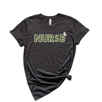 NURSE MID-CHEST SHORT SLEEVE SHIRT