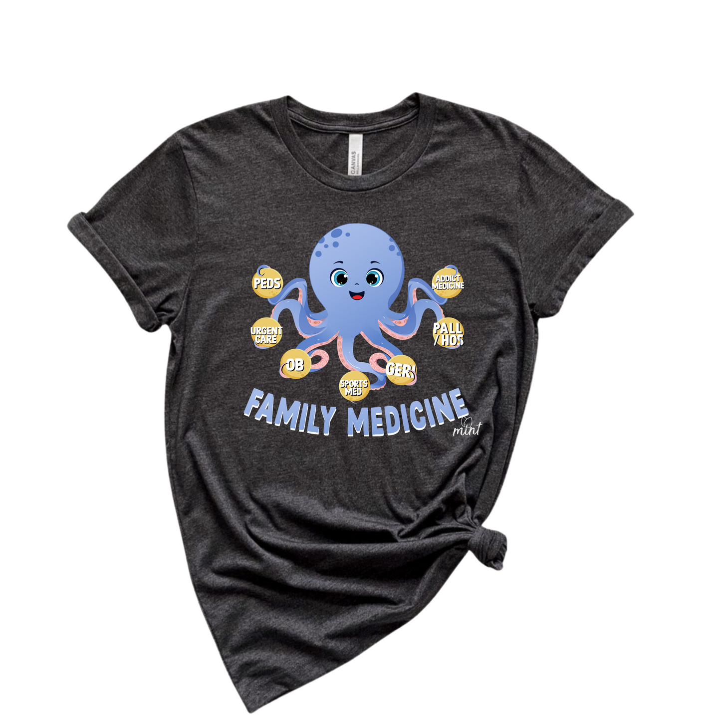 Family Medicine Octopus T-shirt-2