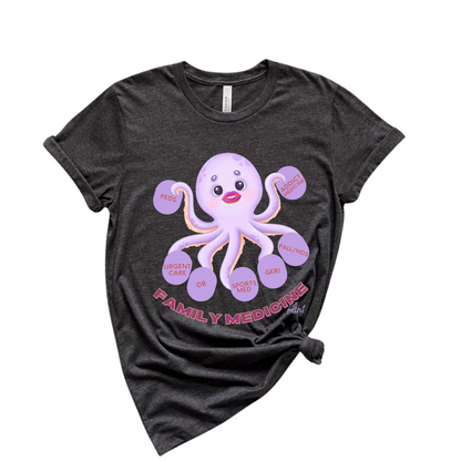 Family Medicine Octopus T-shirt-1