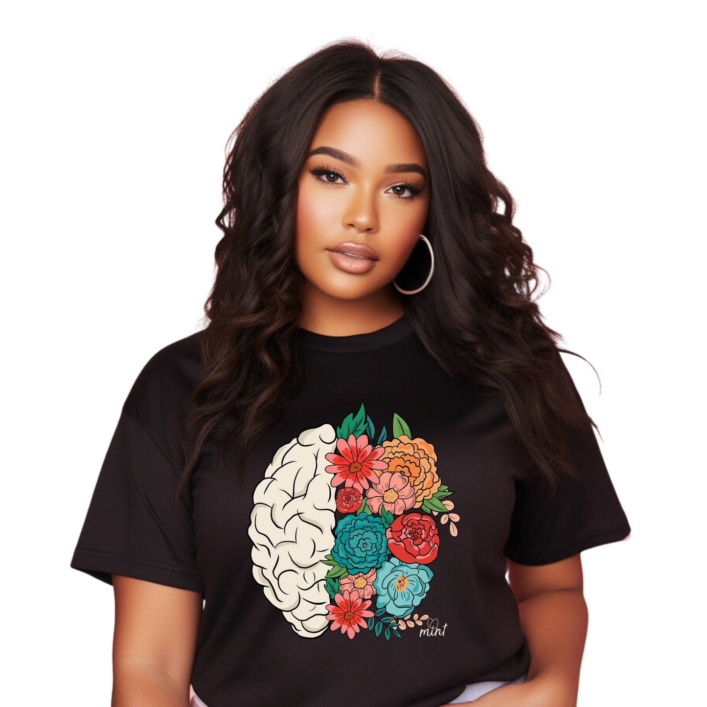 Floral Brain T-shirt