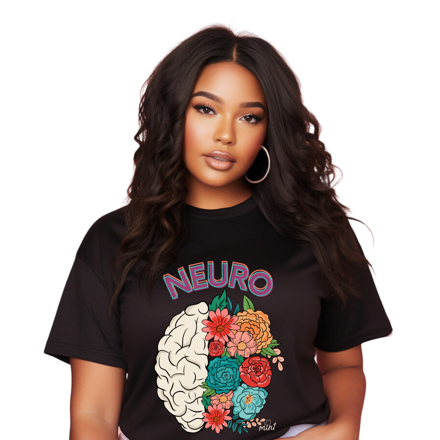 Floral Brain NEURO T-shirt