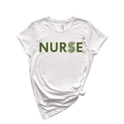 NURSE MID-CHEST SHORT SLEEVE SHIRT