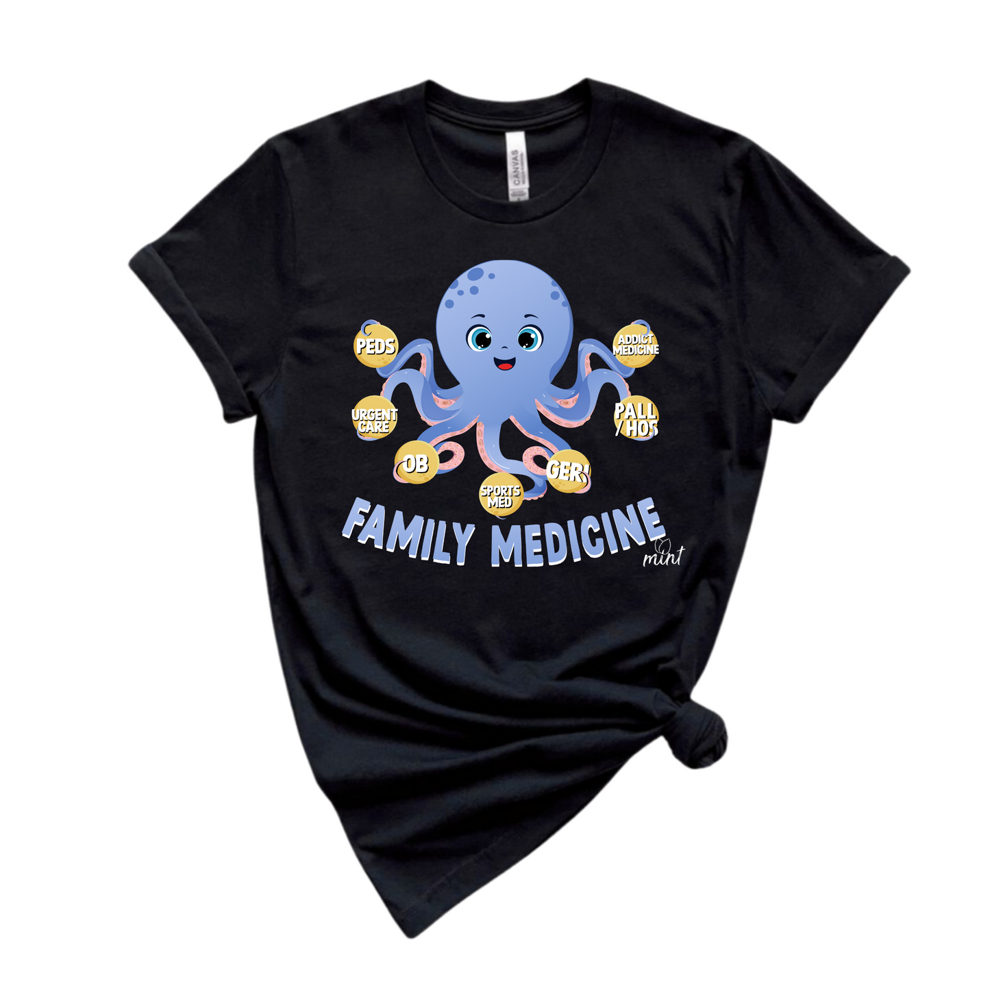 Family Medicine Octopus T-shirt-2