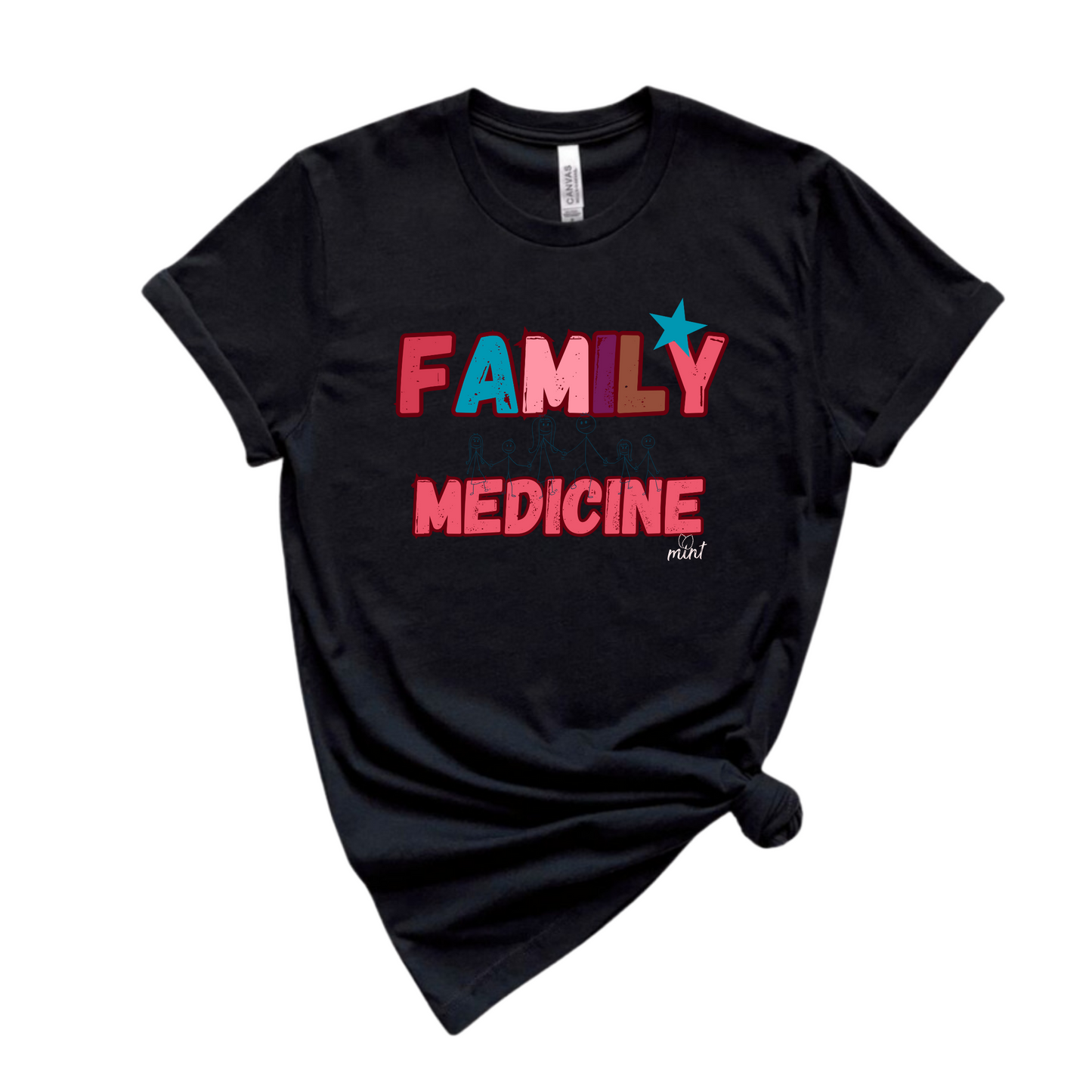 FAMILY MEDICINE RETRO T-SHIRT