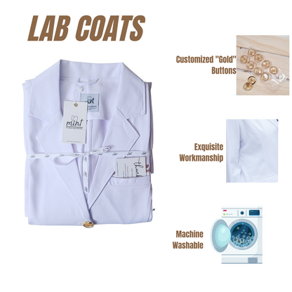 IOLAH SLIM FIT LAB COAT