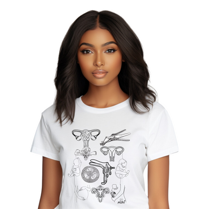 Women's Health Medical Doodles T-shirt