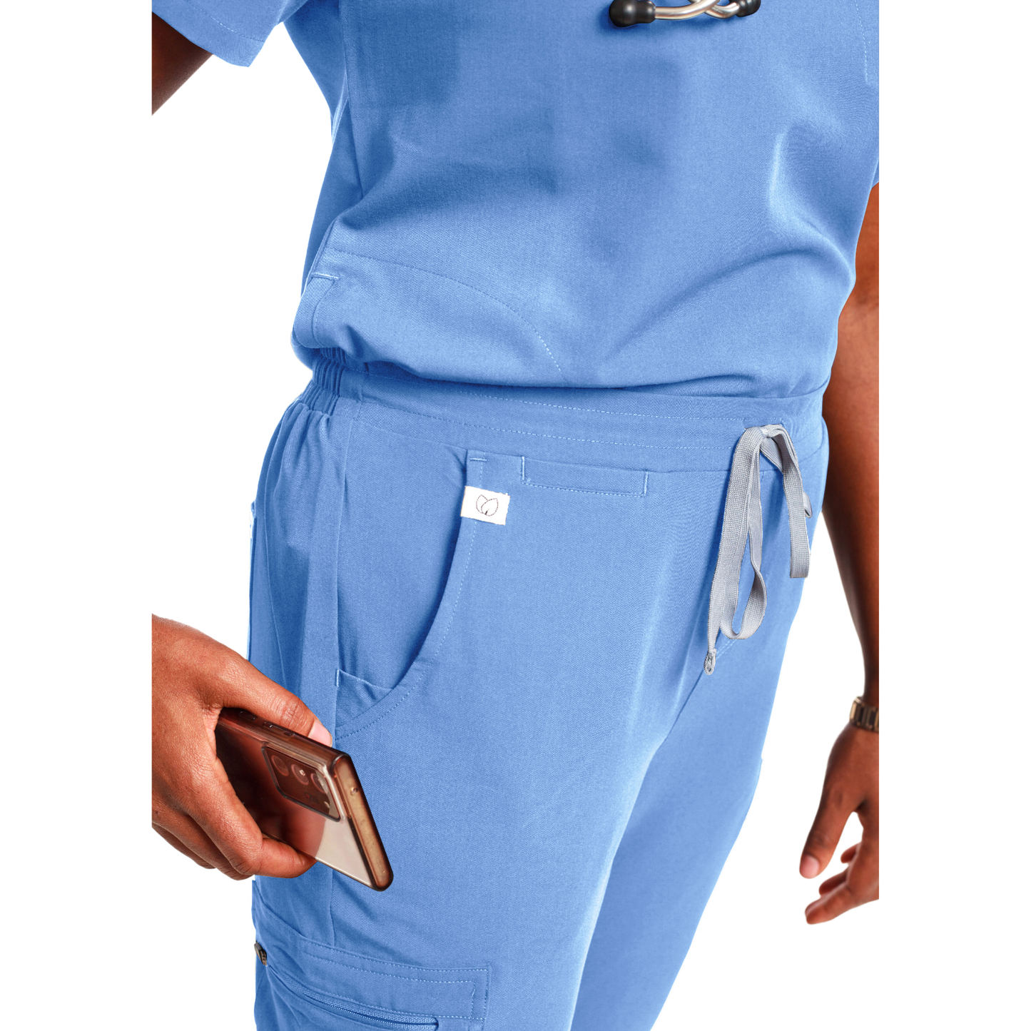 KENZIE Three Pockets SCRUB TOP