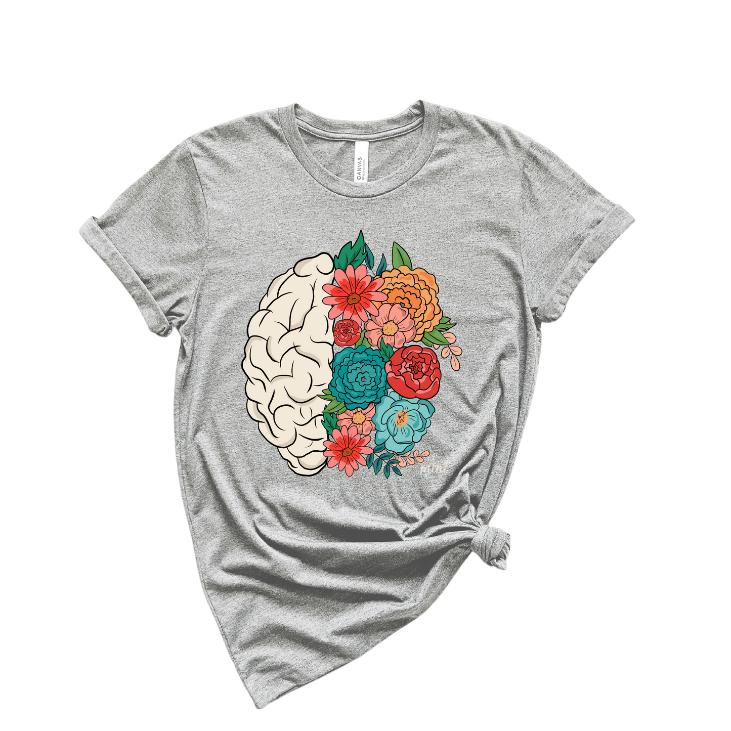 Floral Brain T-shirt