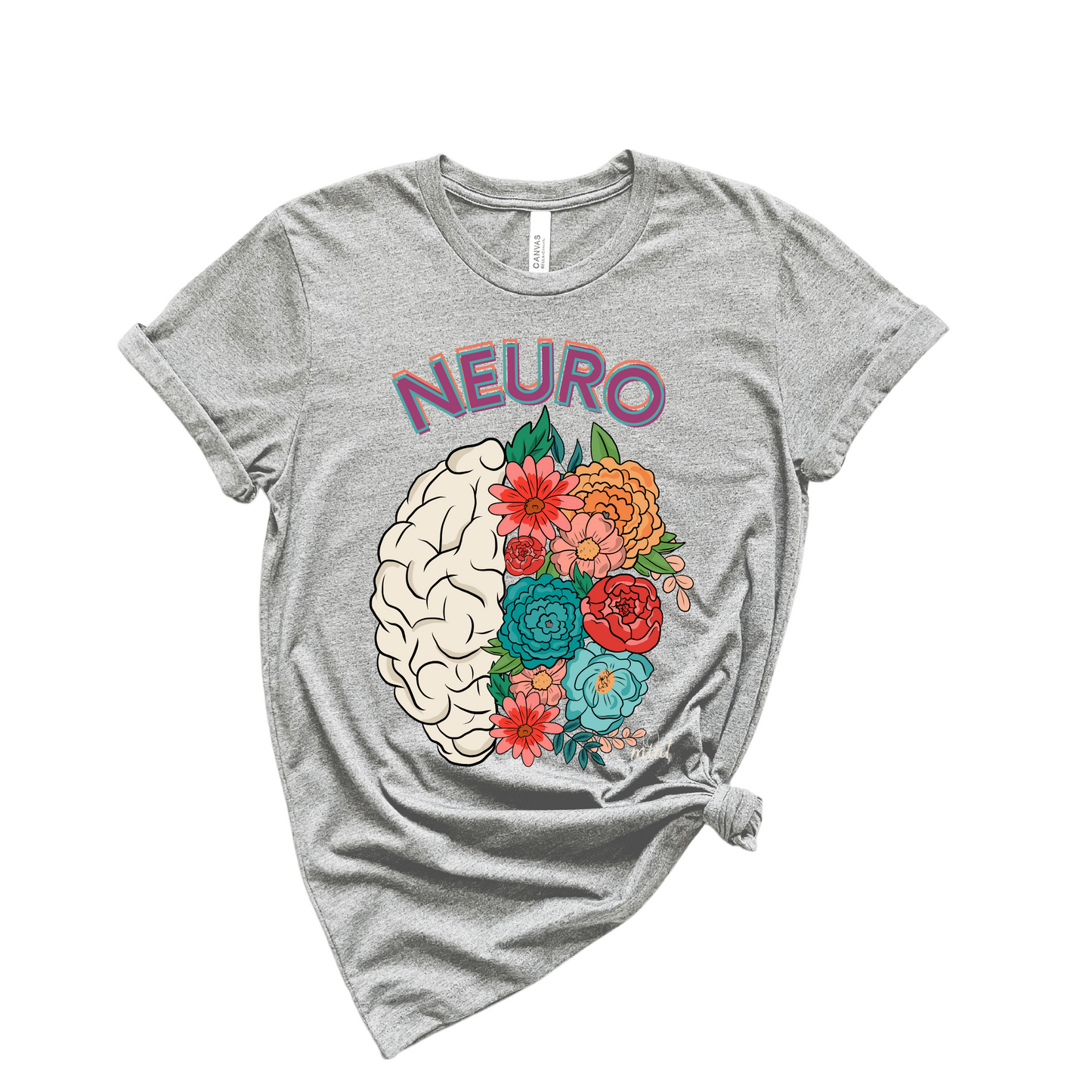 Floral Brain NEURO T-shirt