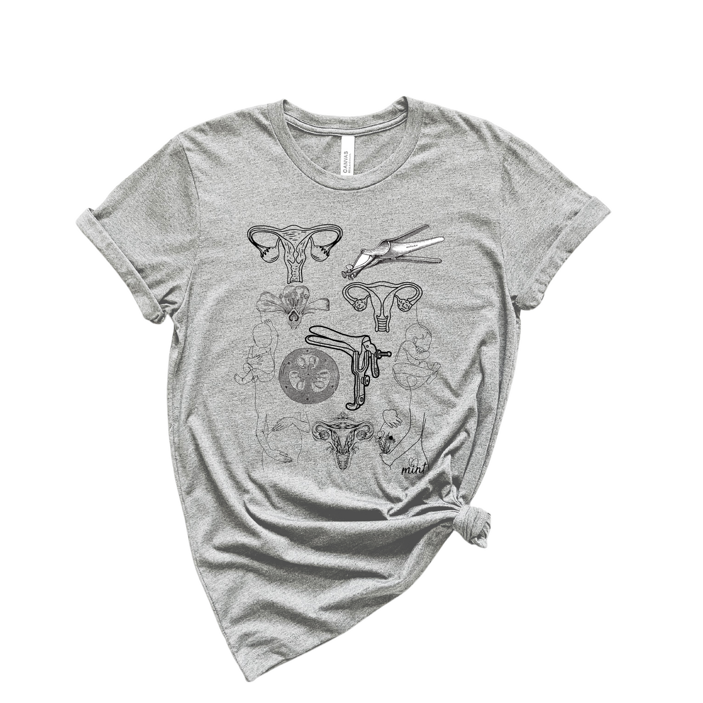 Women's Health Medical Doodles T-shirt