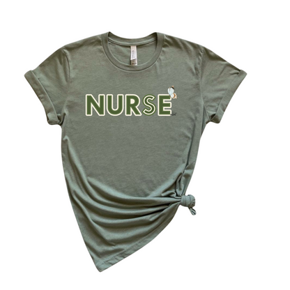 NURSE MID-CHEST SHORT SLEEVE SHIRT