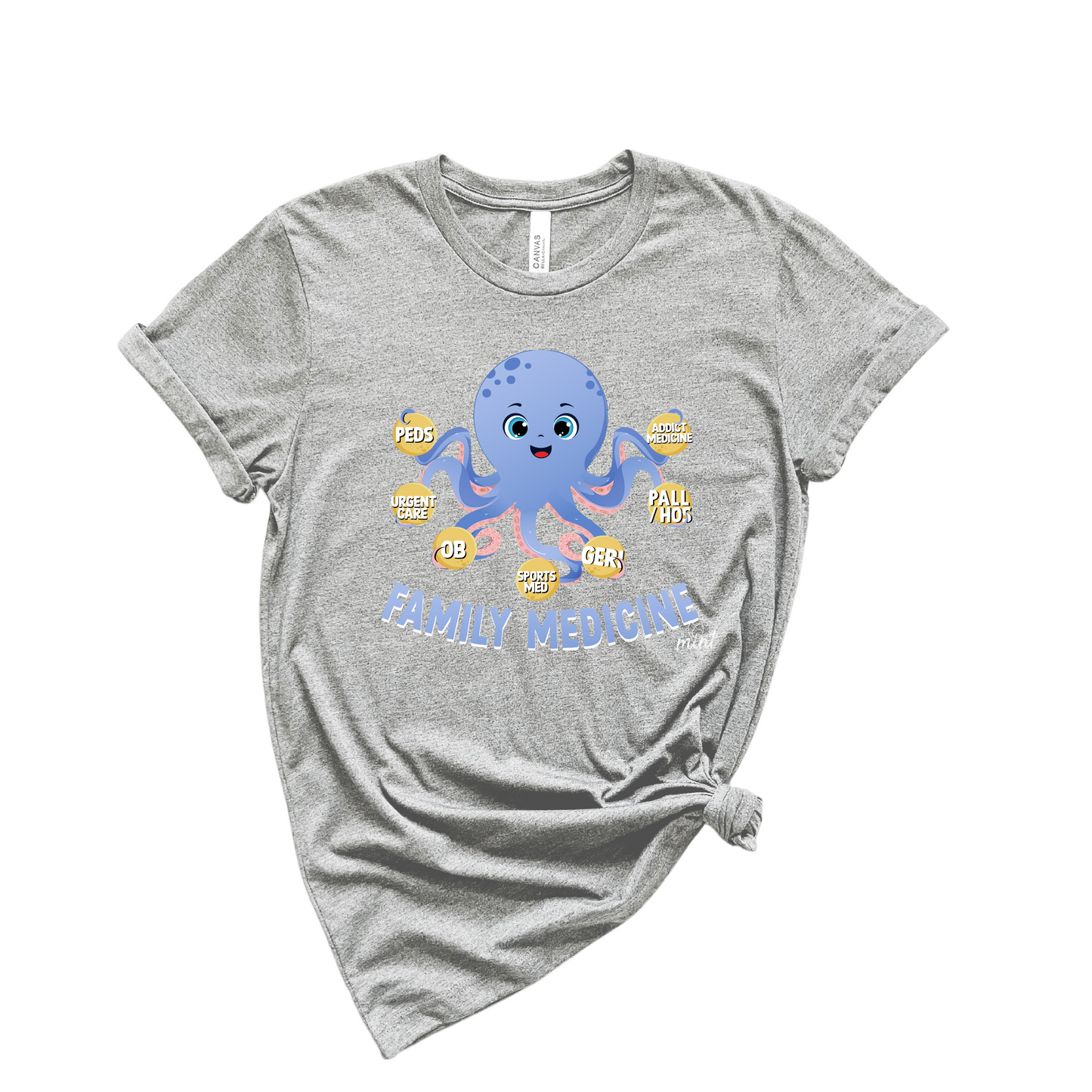 Family Medicine Octopus T-shirt-2