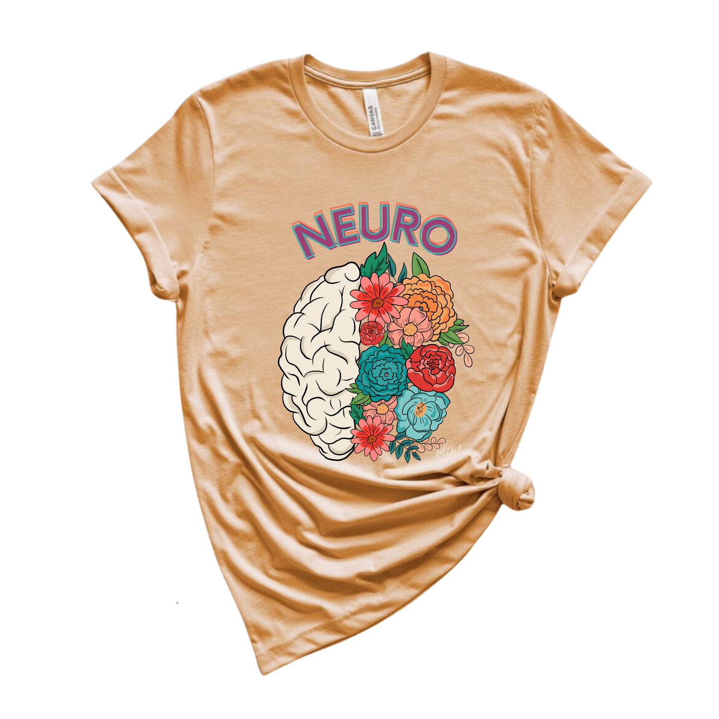 Floral Brain NEURO T-shirt