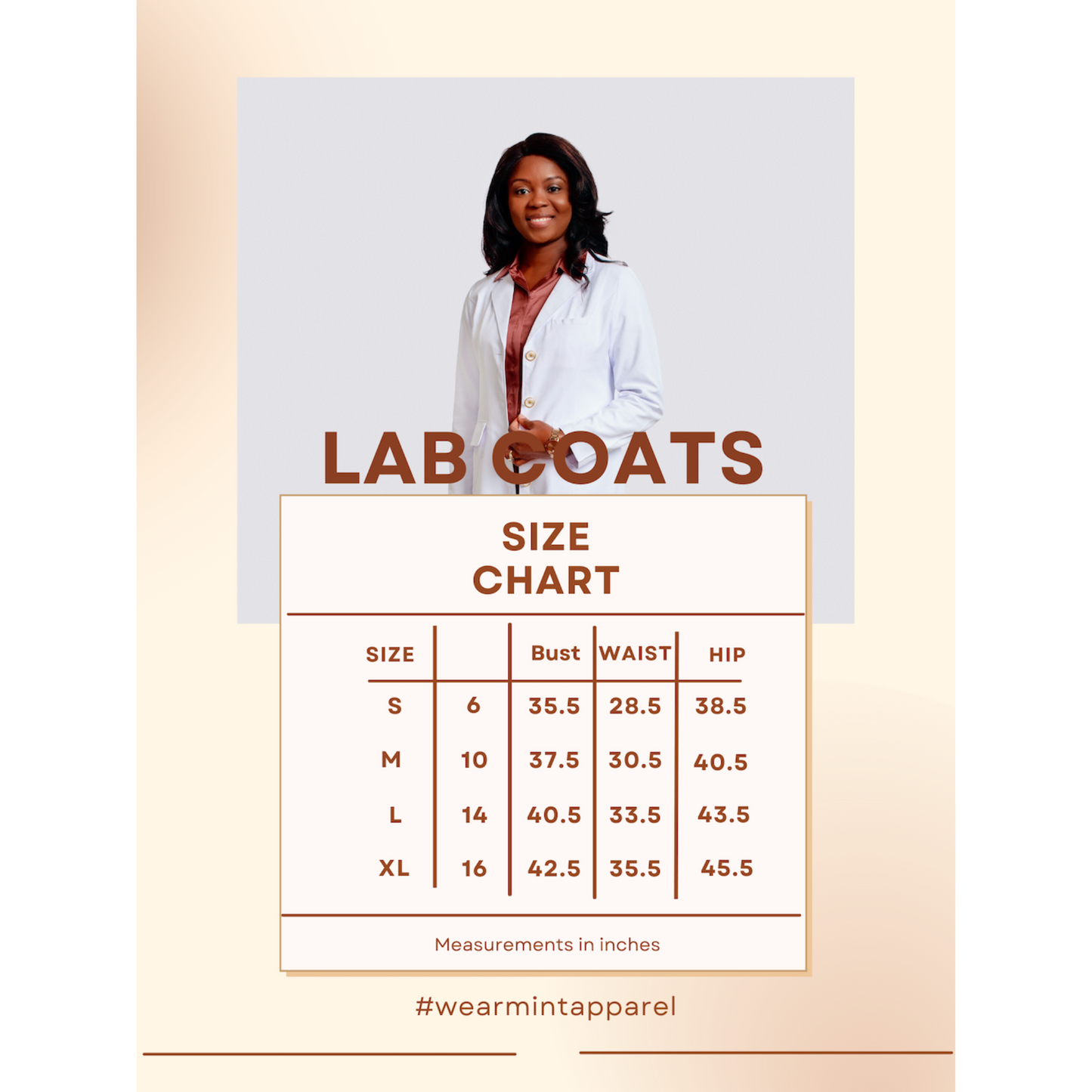 IOLAH SLIM FIT LAB COAT