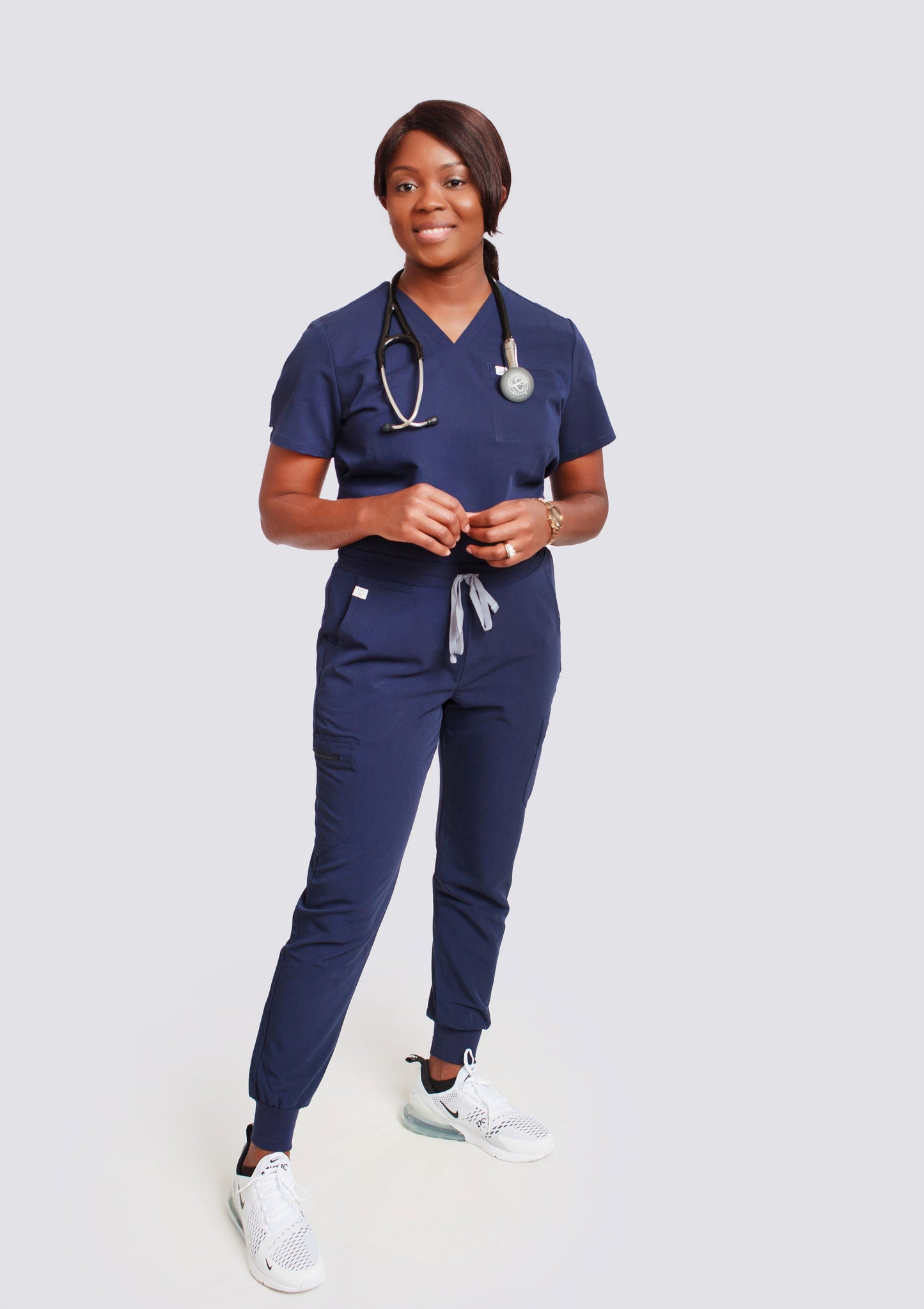 KENZIE Three Pockets SCRUB TOP