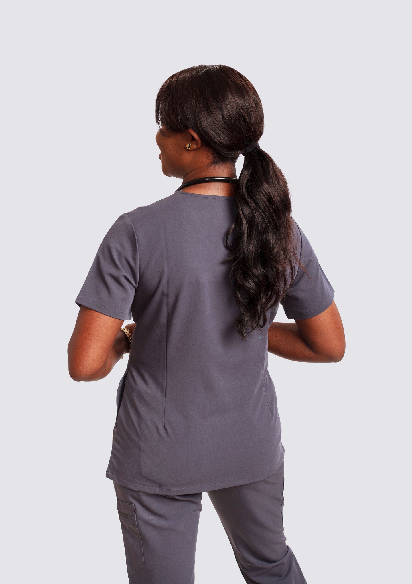 KENZIE Three Pockets SCRUB TOP